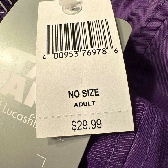 Authentic Disney Star Wars Purple Baseball Cap - NWT - Picture 6 of 8